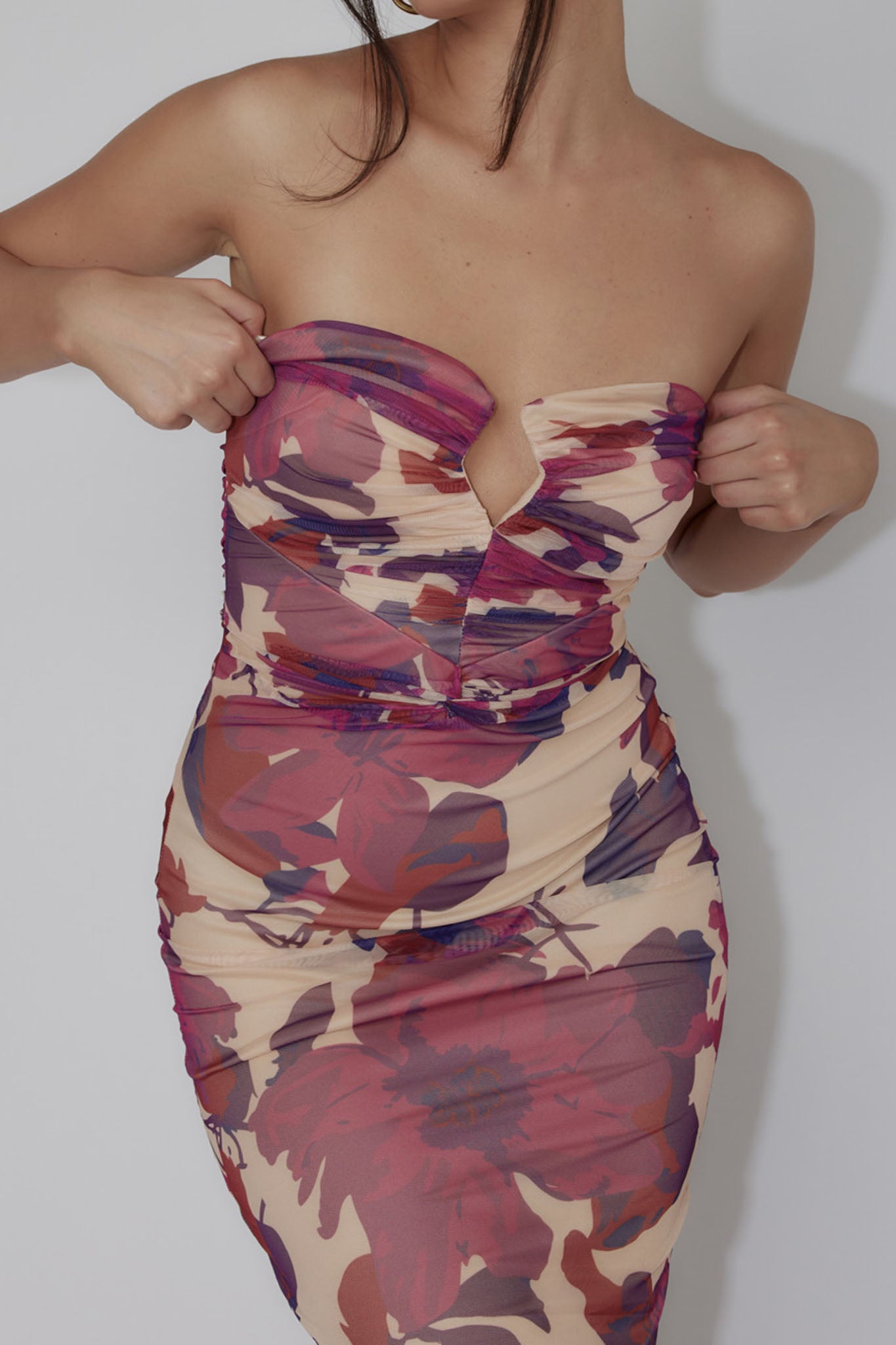 strapless zip up bikini top Pink Size M - $10 (60% Off Retail) - From  Samantha