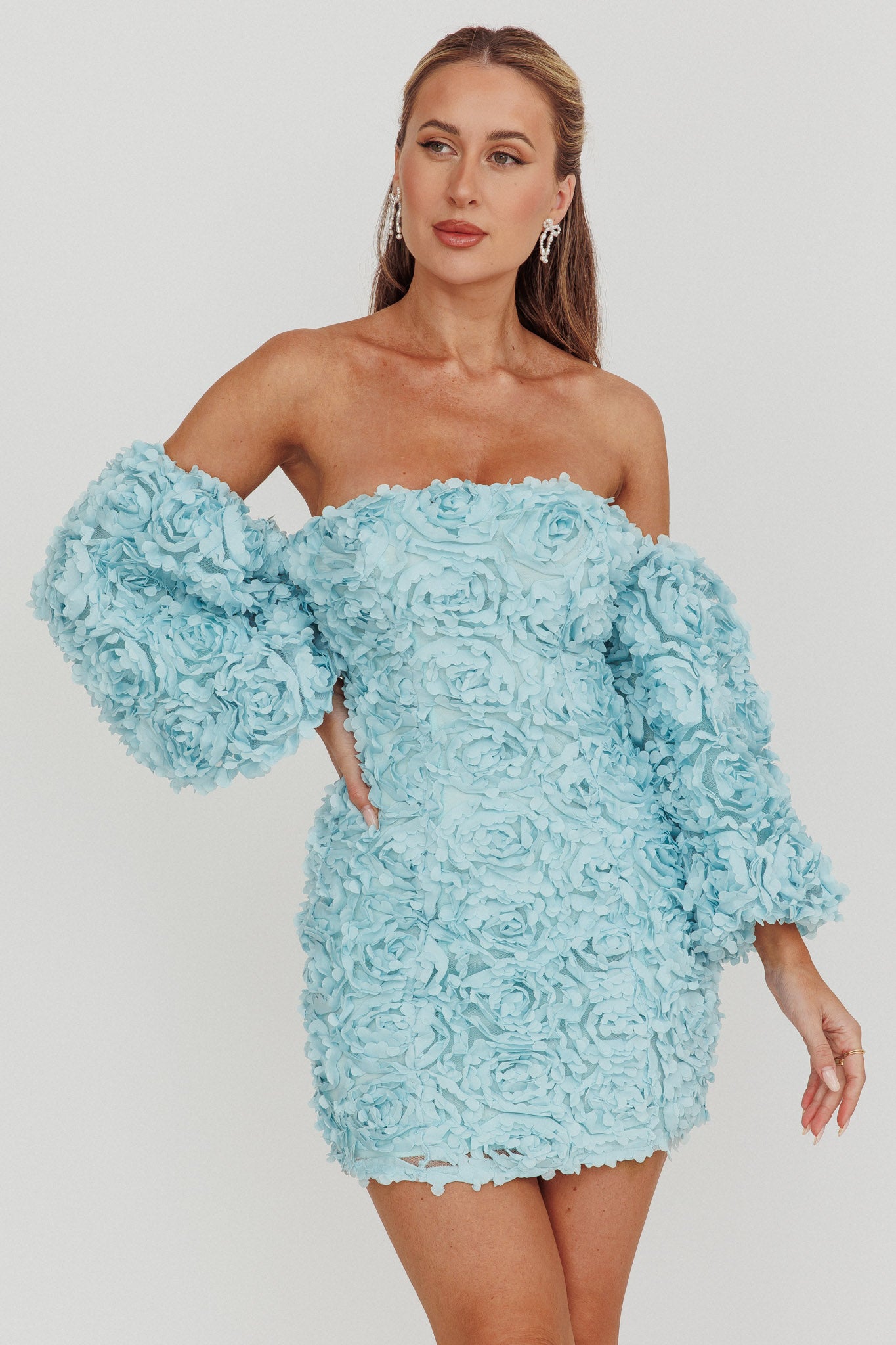 Off shoulder baby dress online