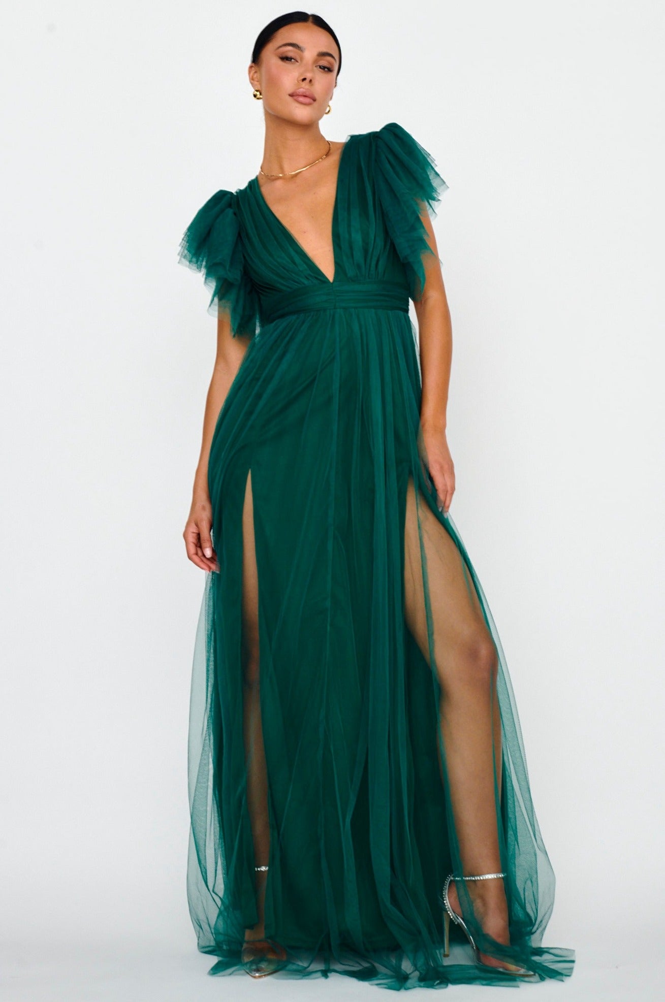 Tulle Maxi Dress