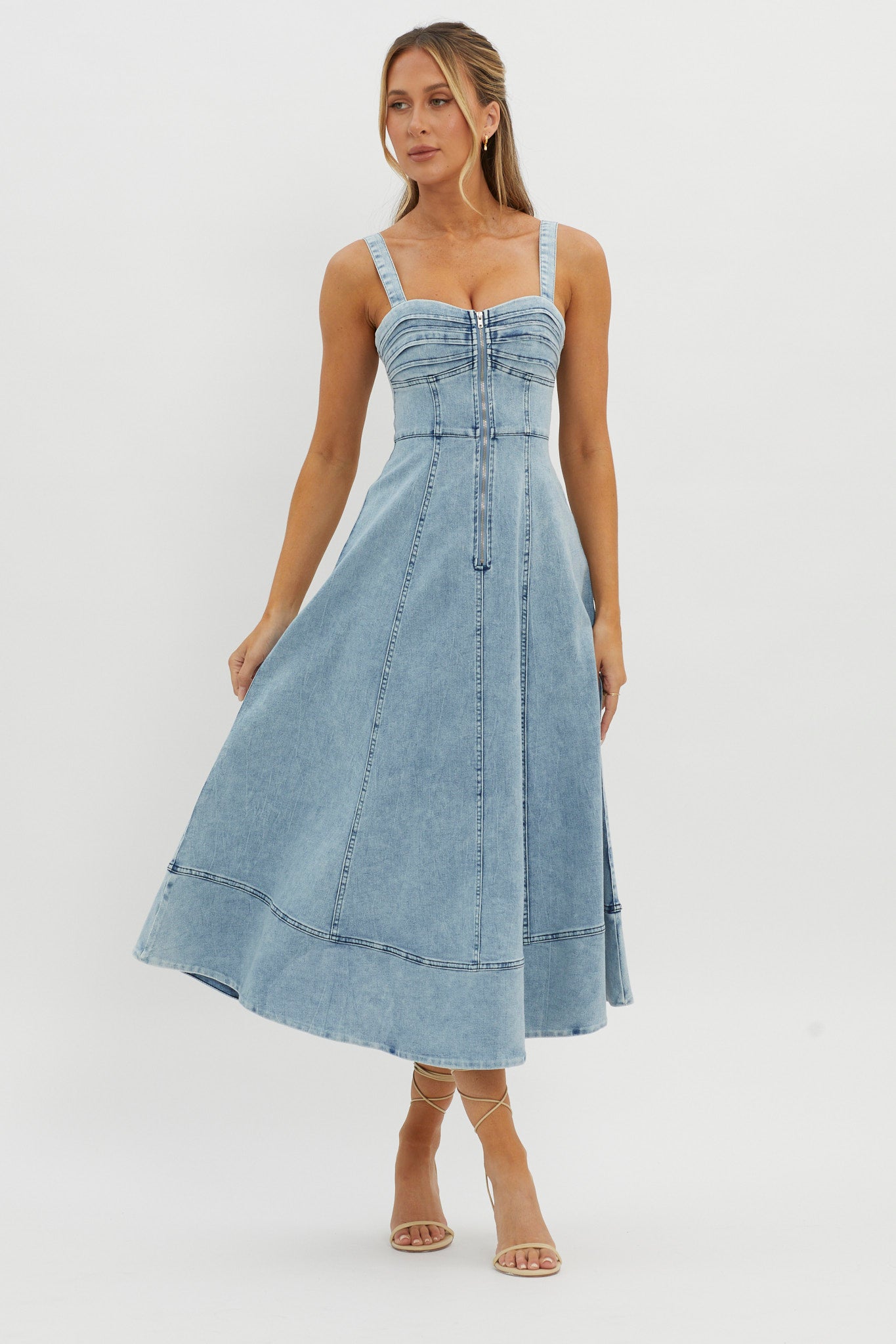 Denim a Line Dress