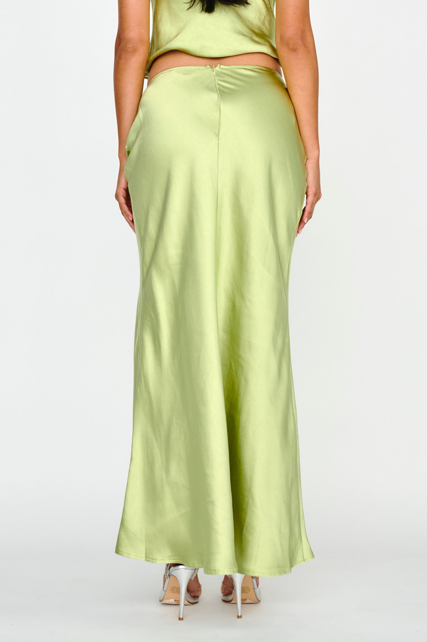 High waisted hotsell skirt lime