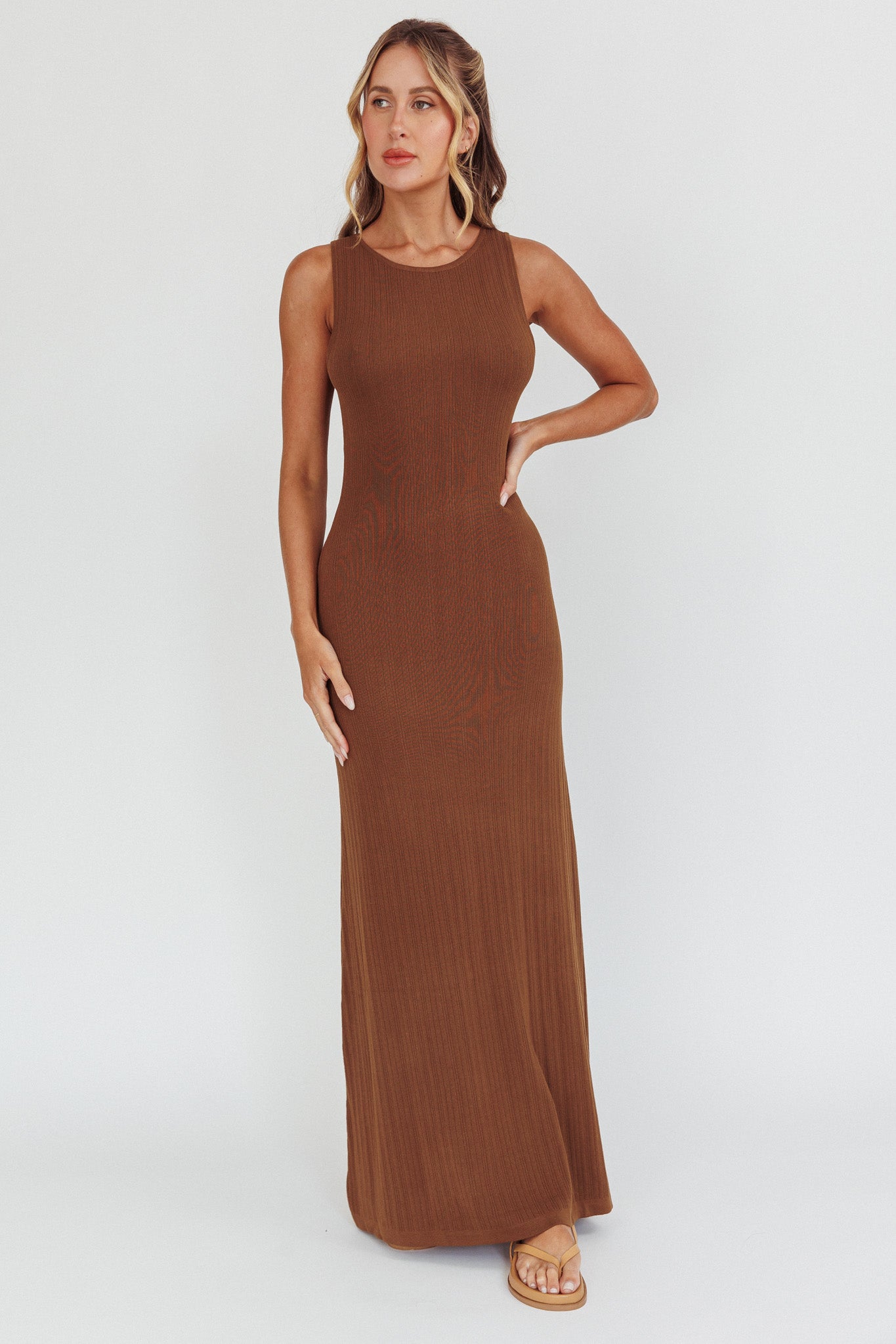 Chocolate Brown Maxi Dresses