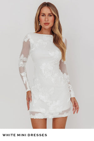 white mini dresses collections 2