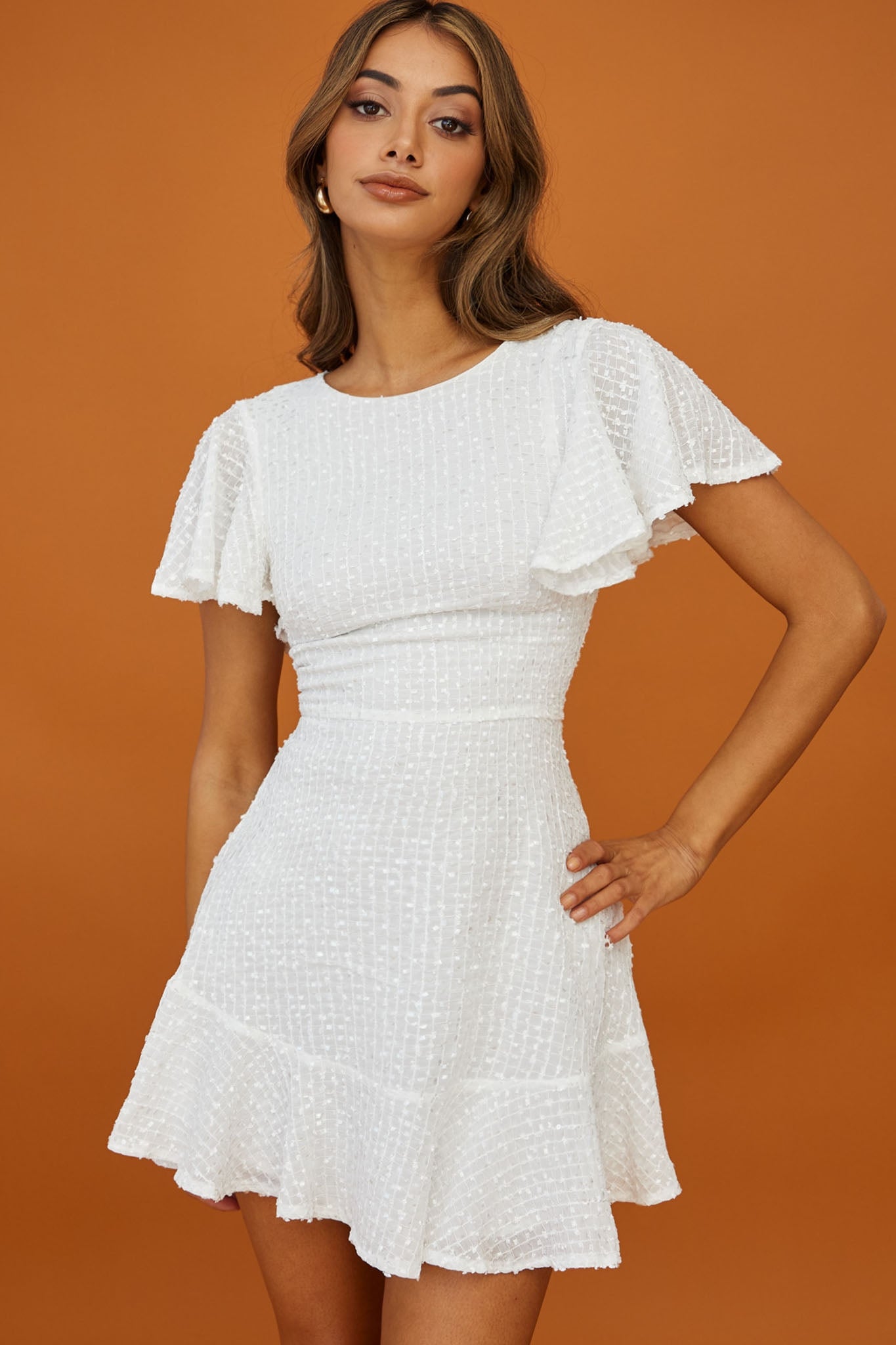Heaven Angel Women A-line White Dress - Buy Heaven Angel Women A-line White  Dress Online at Best Prices in India | Flipkart.com