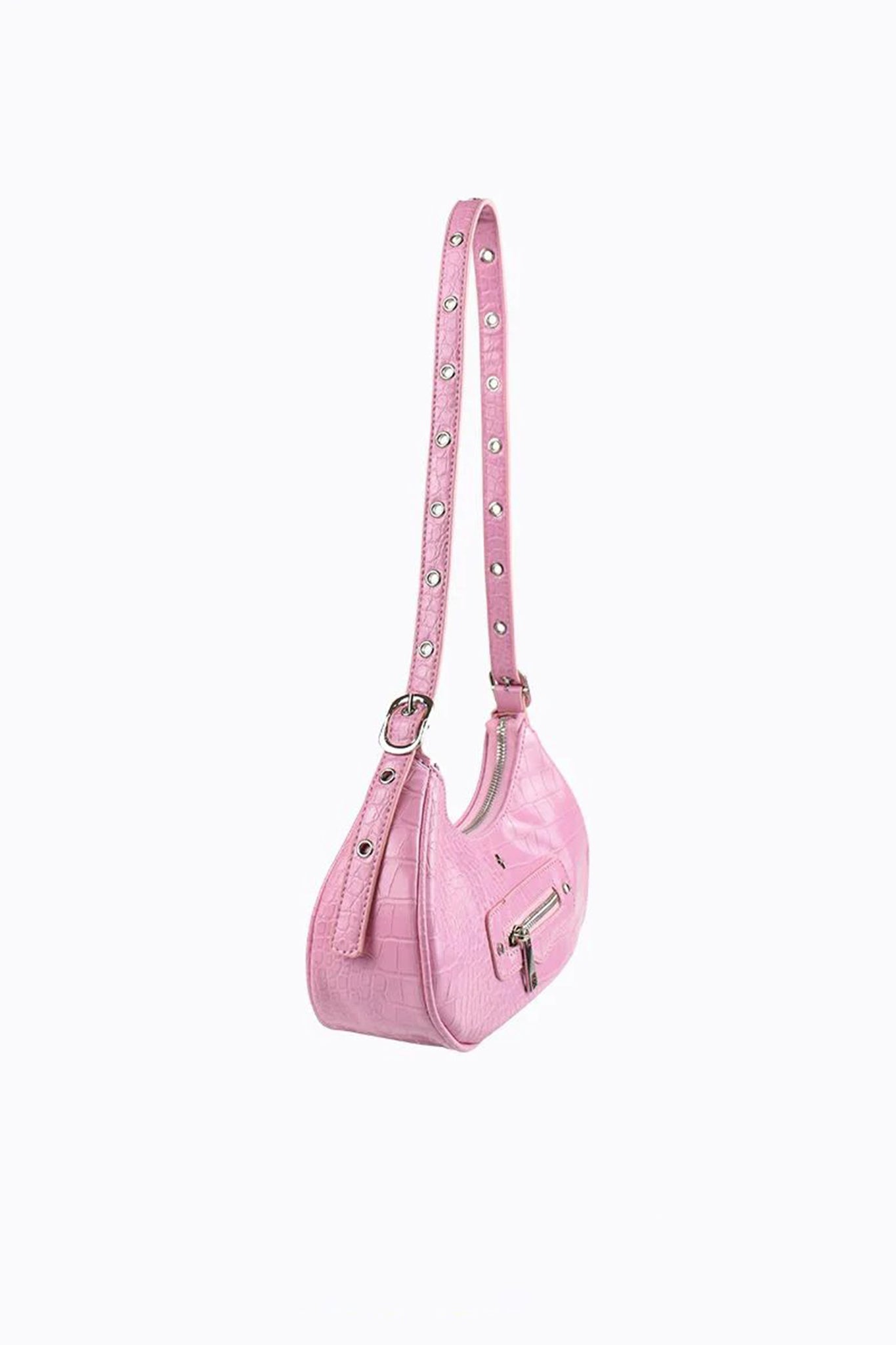 Shop the Peta And Jain Moto Shoulder Bag Pink | Selfie Leslie