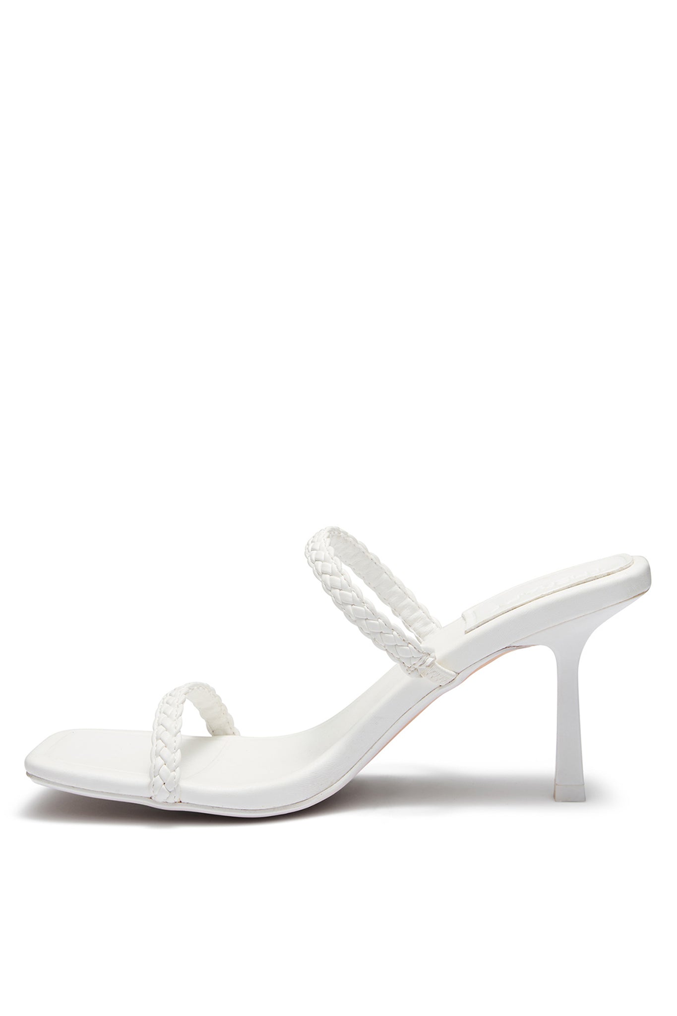 Shop the THERAPY Drew Heel White | Selfie Leslie