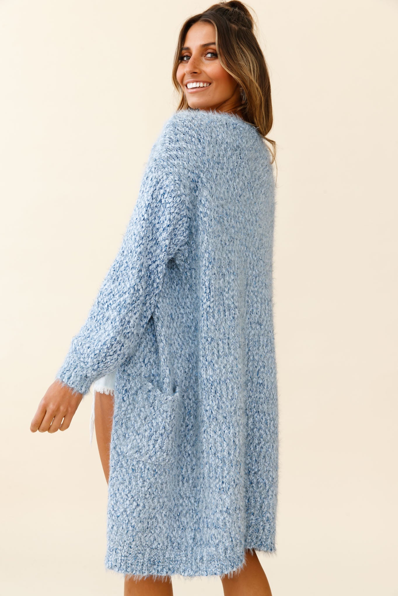 Chunky knit clearance duster cardigan