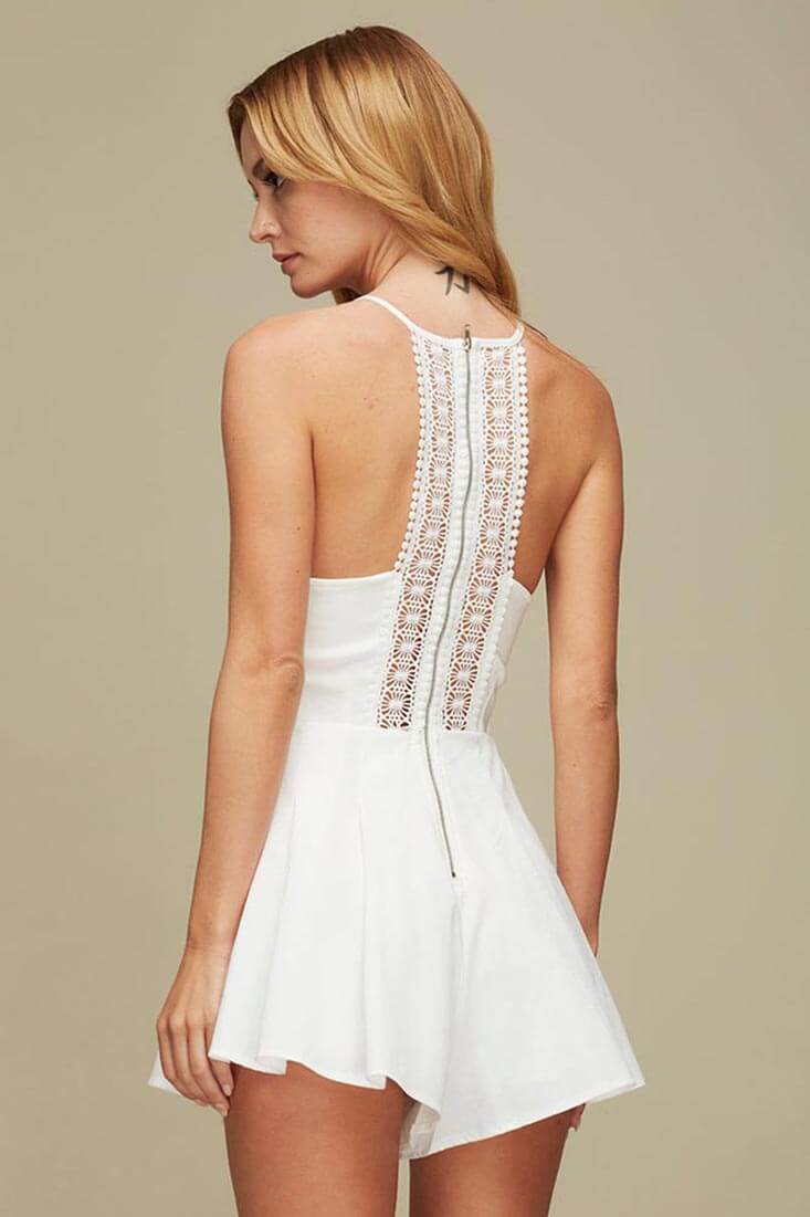 White club fashion romper